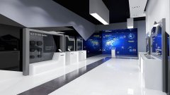 Hsae企業展廳銷售網絡展示設計效果圖